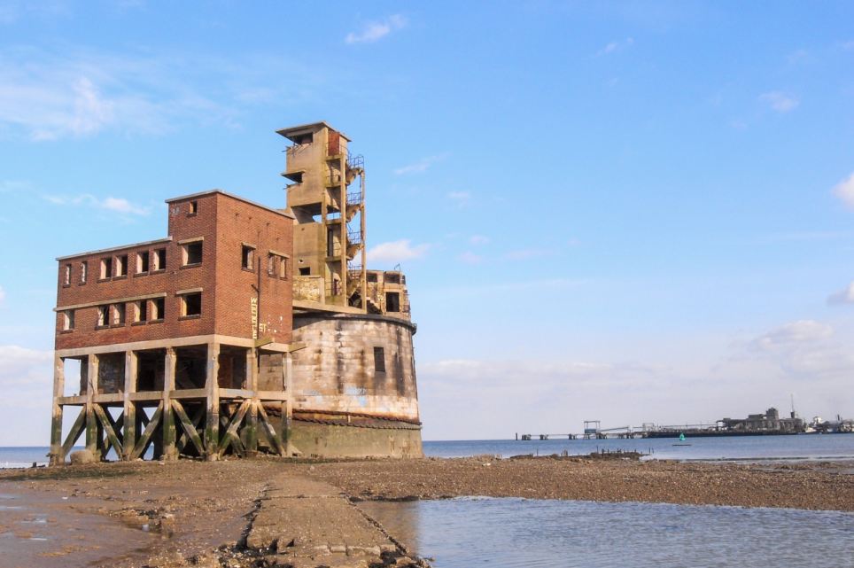 Grain Tower battery & Sheerness Docks Grain Tower battery & Sheerness Docks